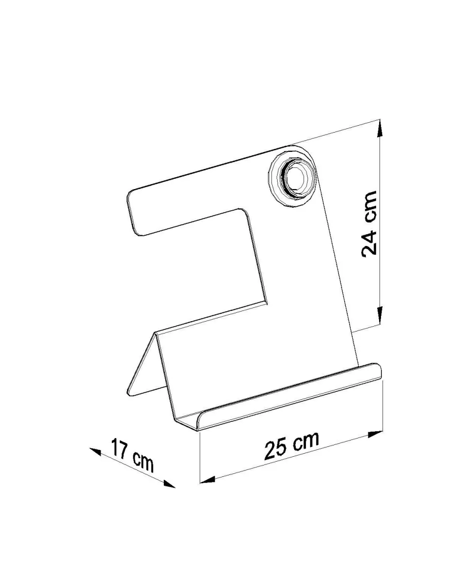 Sollux Tischleuchte Weiß mit Ablage H:24cm Modern stylisch< Tischlampen|Moderne Lampen
