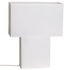 Wohnzimmerlampen|Schlafzimmer Lampen*By Rydéns Tischleuchte Weiß Papier Metall 40 cm hoch 2x E27