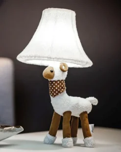 Happy Lamps Tischleuchte Weiß Schaf 48 cm inkl. LED Kinderzimmer<Kinder Kinderzimmerlampen|Kinderlampen