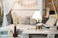 Happy Lamps Tischleuchte Weiß Schaf 48 cm inkl. LED Kinderzimmer<Kinder Kinderzimmerlampen|Kinderlampen