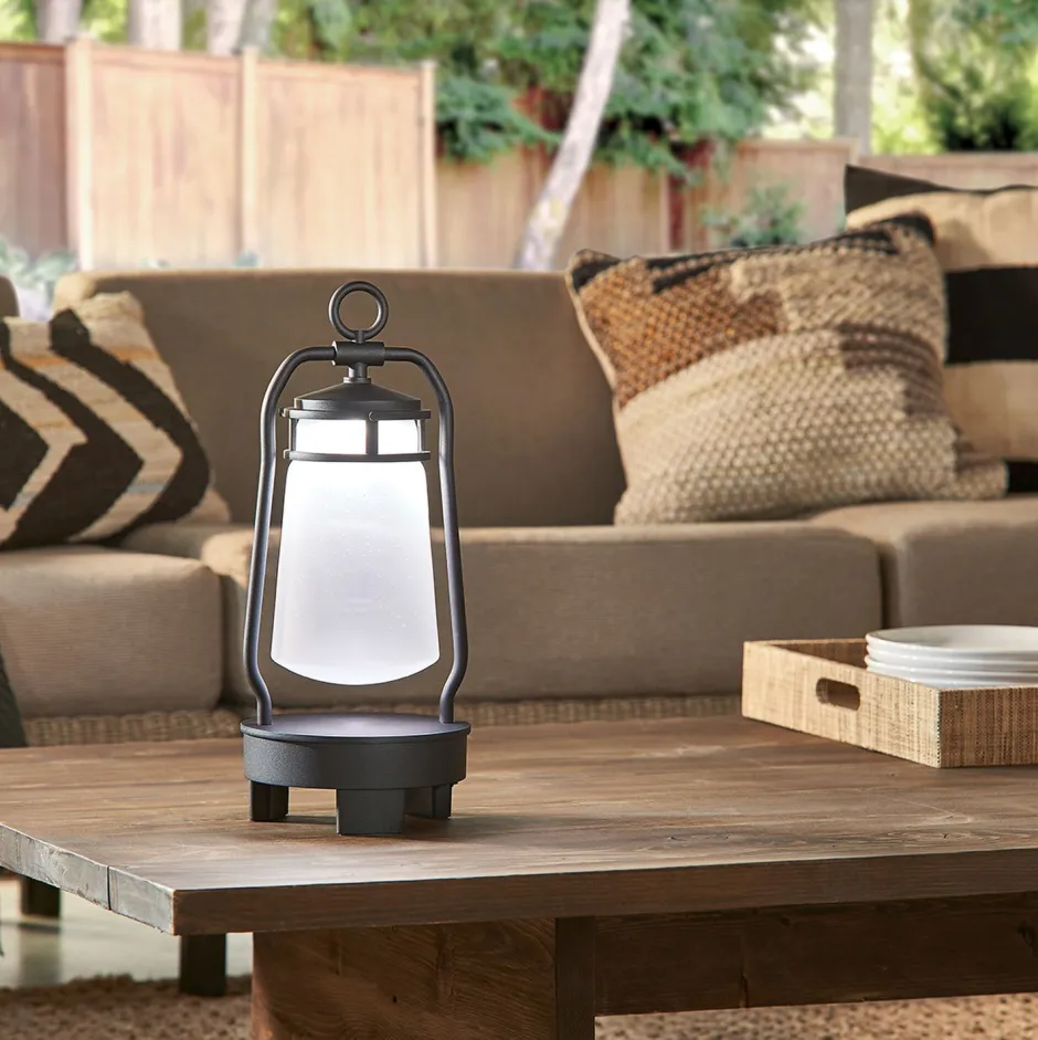 Elstead Tragbare LED Außenleuchte Smart Home mit Lautsprecher< Rustikale Außenleuchten|Maritime Lampen