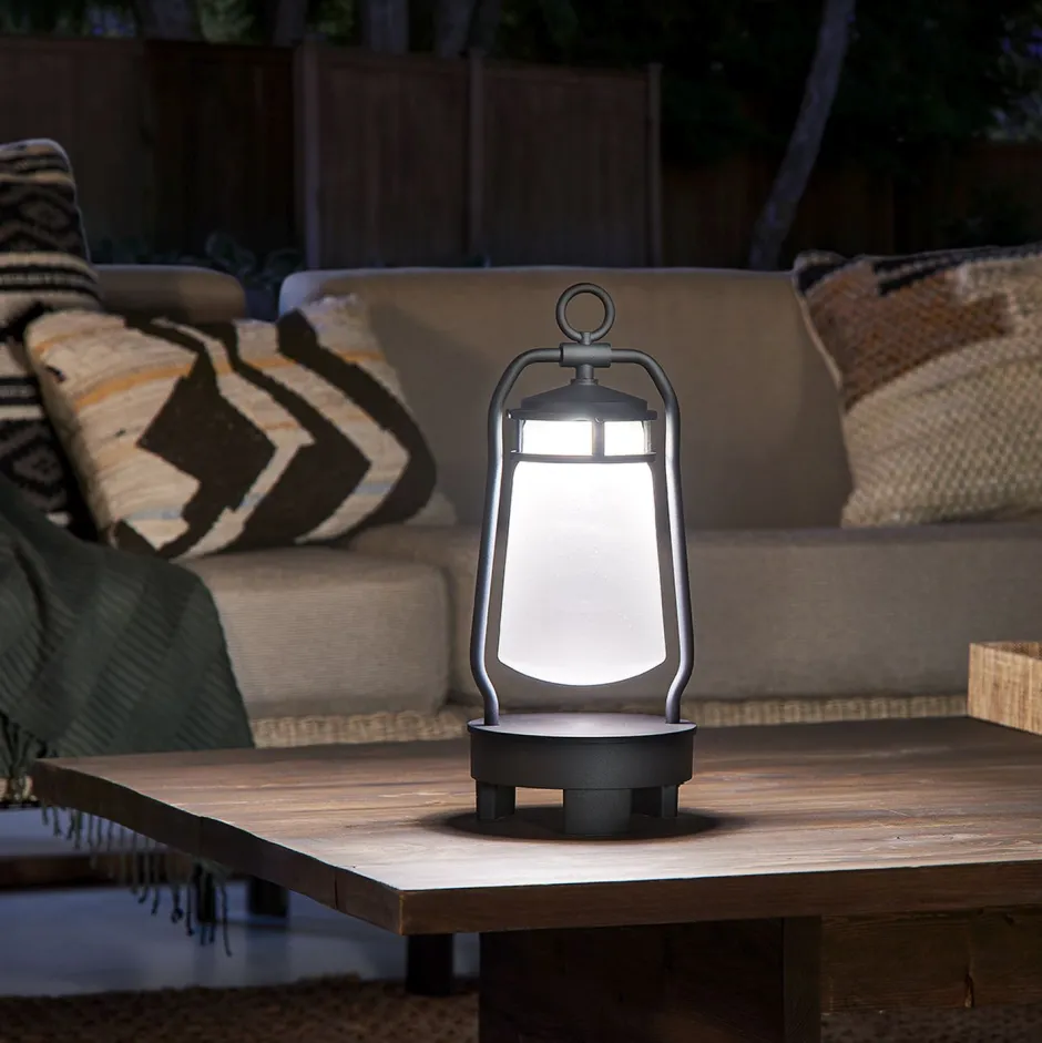 Elstead Tragbare LED Außenleuchte Smart Home mit Lautsprecher< Rustikale Außenleuchten|Maritime Lampen