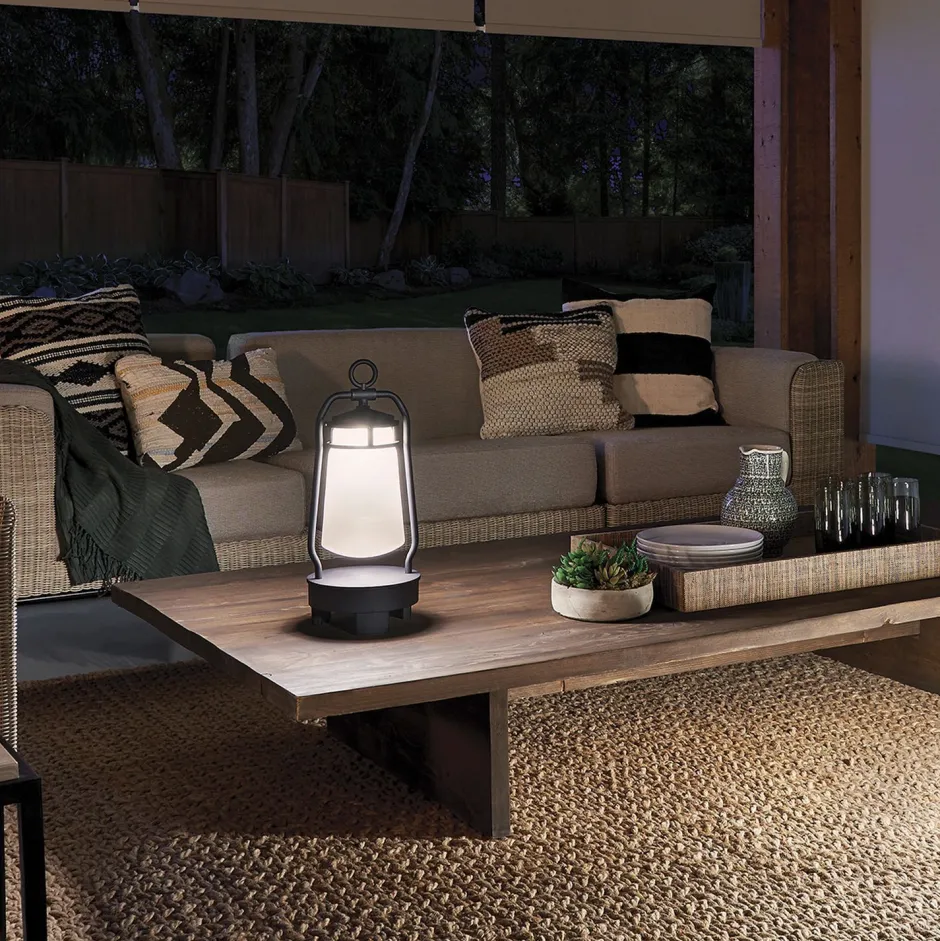 Elstead Tragbare LED Außenleuchte Smart Home mit Lautsprecher< Rustikale Außenleuchten|Maritime Lampen