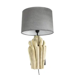 Suna Living Treibholz Wandleuchte Stoffschirm Handarbeit Wohnzimmer< Wandleuchten|Flurlampen
