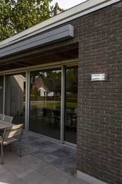 Metall Lampen|Außenwandleuchten*Eco-Light Up Down Außenleuchte Metall in Zink 25 cm IP54 GU10