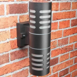 Nowodvorski Up Down Strahler anthrazit Wandleuchte MEKONG 2x E27< Außenwandleuchten|Fassadenstrahler