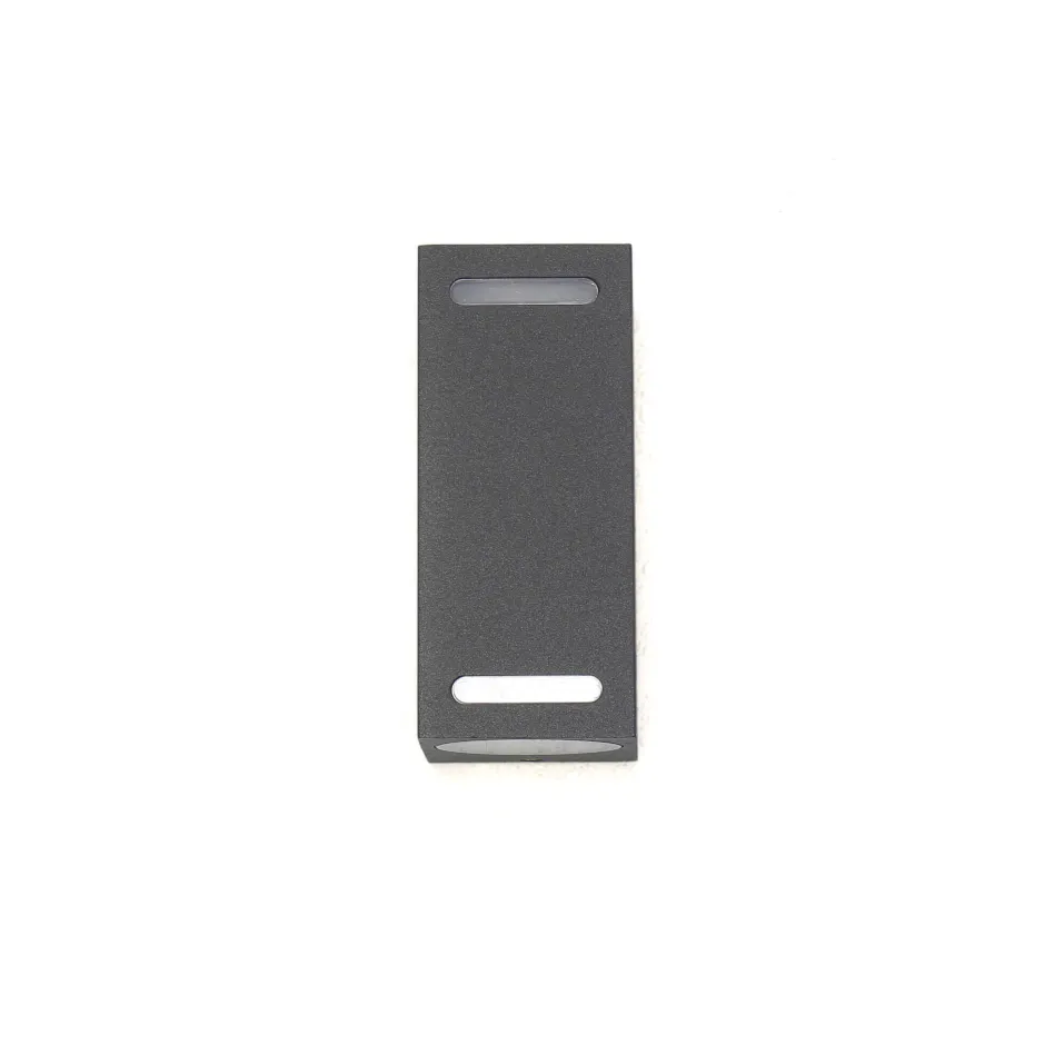 Moderne Lampen|Fassadenstrahler*Easylight Up Down Wandlampe AALBORG Aluminium eckig IP44 Haus