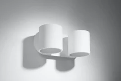 Wandleuchten|Flurlampen*Sollux Up Down Wandlampe Weiß Aluminium Modern stylisch