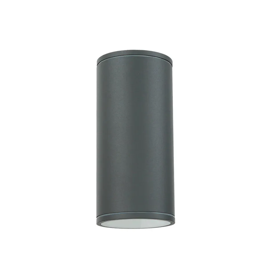 Metall Lampen|Feuchtraumleuchten*SU-MA Up Down Wandleuchte Außen Anthrazit Aluminium IP54