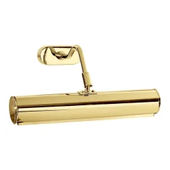 Wandleuchten|Badezimmer Lampe*Giovanni Battista Vergoldete Bilderleuchte Messing 24 K B: 30 cm schwenkbar E14