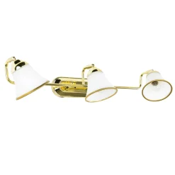 Easylight Verstellbare Badezimmerleuchte Wand in Gold GRANDO< Glaslampen|Jugendstil Lampen