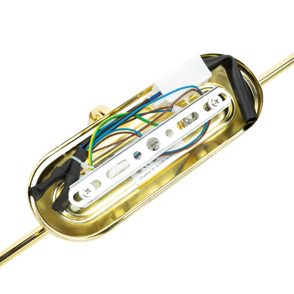 Easylight Verstellbare Badezimmerleuchte Wand in Gold GRANDO< Glaslampen|Jugendstil Lampen