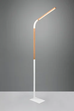 Trio Reality Verstellbare LED Stehlampe dimmbar Metall Weiß 1400 lm< Wohnzimmerlampen|Metall Lampen