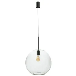 Hängelampen|Esszimmer Lampen*Easylight Verstellbare Pendelleuchte Glas Ø 36 cm E27 DARON