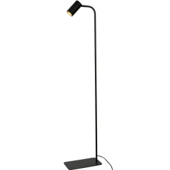 Moderne Lampen|Wohnzimmerlampen*Nowodvorski Verstellbare Stehlampe Wohnzimmer Schwarz Metall 124cm