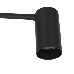 Moderne Lampen|Wohnzimmerlampen*Nowodvorski Verstellbare Stehlampe Wohnzimmer Schwarz Metall 124cm