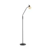 Wohnzimmerlampen|Metall Lampen*Just Light Verstellbare Stehleuchte Glasschirm blendarm inkl E14