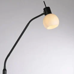 Wohnzimmerlampen|Metall Lampen*Just Light Verstellbare Stehleuchte Glasschirm blendarm inkl E14