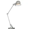 Tischlampen|Bürolampen*Steinhauer Verstellbare Tischleuchte Metall in Grün Silber 68 cm