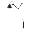 Wandleuchten|Badezimmer Lampe*ALDEX Verstellbare Wandlampe Schwarz Metall E27 Lesen