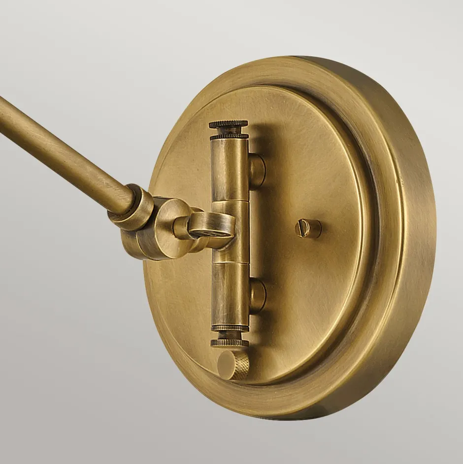 Wandleuchten|Wohnzimmerlampen*Elstead Verstellbare Wandleuchte Rattan Metall E27 Gelenkarm