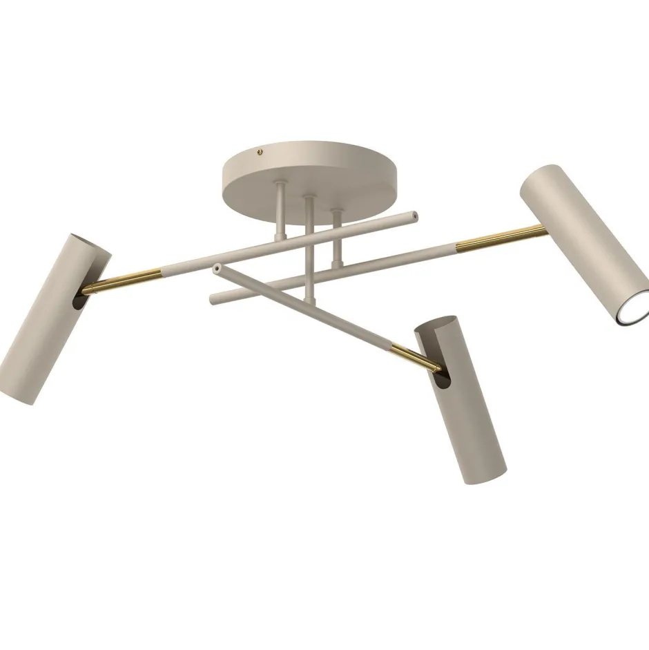 Luminex Verstellbarer Deckenspot in Gold GU10 B:89 cm stilvoll< Spots|Flurlampen