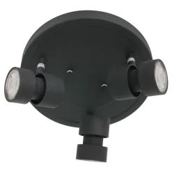 Deckenleuchten|Spots*Steinhauer Verstellbarer Deckenspot Schwarz Ø27,5 cm inkl. GU10