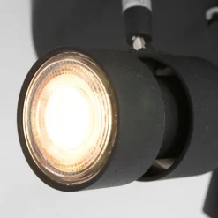 Deckenleuchten|Spots*Steinhauer Verstellbarer Deckenspot Schwarz Ø27,5 cm inkl. GU10