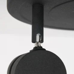 Deckenleuchten|Spots*Steinhauer Verstellbarer Deckenspot Schwarz Ø27,5 cm inkl. GU10