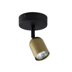 Wandleuchten|Flurlampen*TK Lighting Verstellbarer Deckenspot Schwarz Gold Metall stilvoll