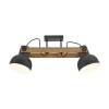 Just Light Verstellbarer Deckenstrahler Holz Metall E27 L:72 cm< Flurlampen|Bürolampen