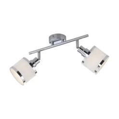 Just Light Verstellbarer Deckenstrahler Chrom Metall E14 blendarm< Flurlampen|Bürolampen