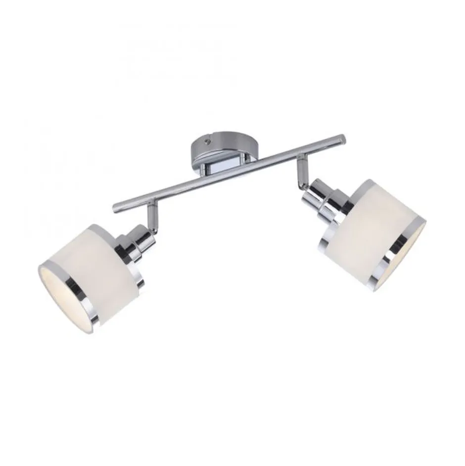 Just Light Verstellbarer Deckenstrahler Chrom Metall E14 blendarm< Flurlampen|Bürolampen