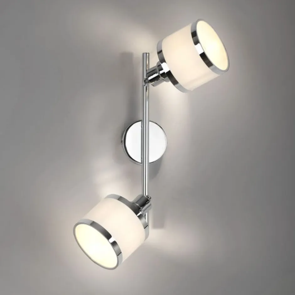 Just Light Verstellbarer Deckenstrahler Chrom Metall E14 blendarm< Flurlampen|Bürolampen