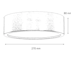Deckenleuchten|Flurlampen*Lamkur Vielseitige Deckenleuchte ARBARO Braun Wohnzimmer
