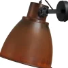 Masterlight Vintage Deckenlampe Rost Braun XL Schirm Premium< Wandleuchten|Flurlampen