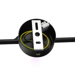 Nowodvorski Vintage Deckenlampe Wohnzimmer Schwarz 2xE27 STICKS< Deckenleuchten|Flurlampen