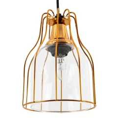 Luminex Vintage Hängeleuchte ARIA Kupfer 3-flmg max. T:1m< Hängelampen|Esszimmer Lampen