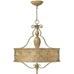 Elstead Vintage Hängeleuchte Esstisch in Creme verstellbar< Hängelampen|Esszimmer Lampen