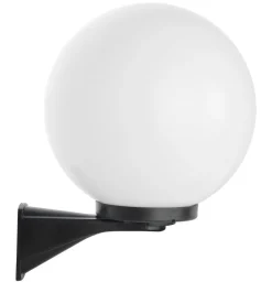 SU-MA Vintage Kugelleuchte Wand IP43 Schwarz Weiß< Außenwandleuchten|Vintage Lampen