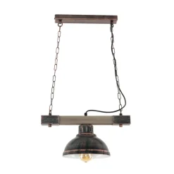 Luminex Vintage Lampe hängend HAKON Kupfer Antik Made in EU< Vintage Lampen|Rustikale Lampen