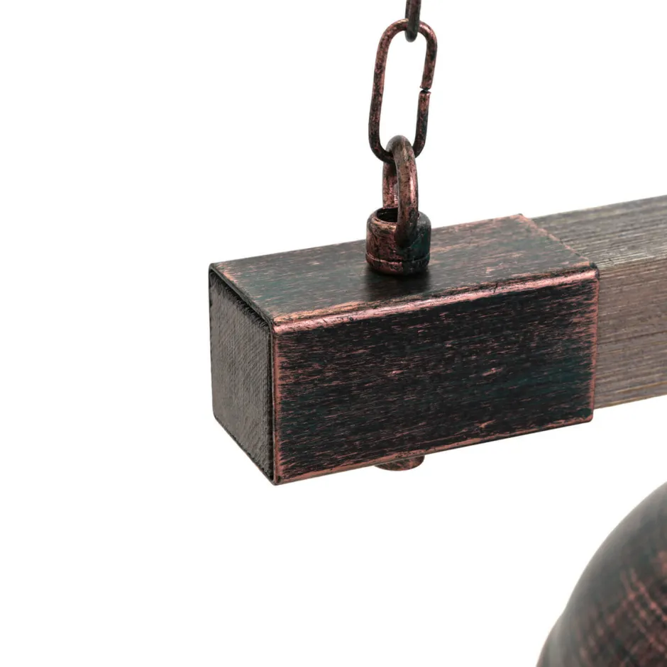 Luminex Vintage Lampe hängend HAKON Kupfer Antik Made in EU< Vintage Lampen|Rustikale Lampen