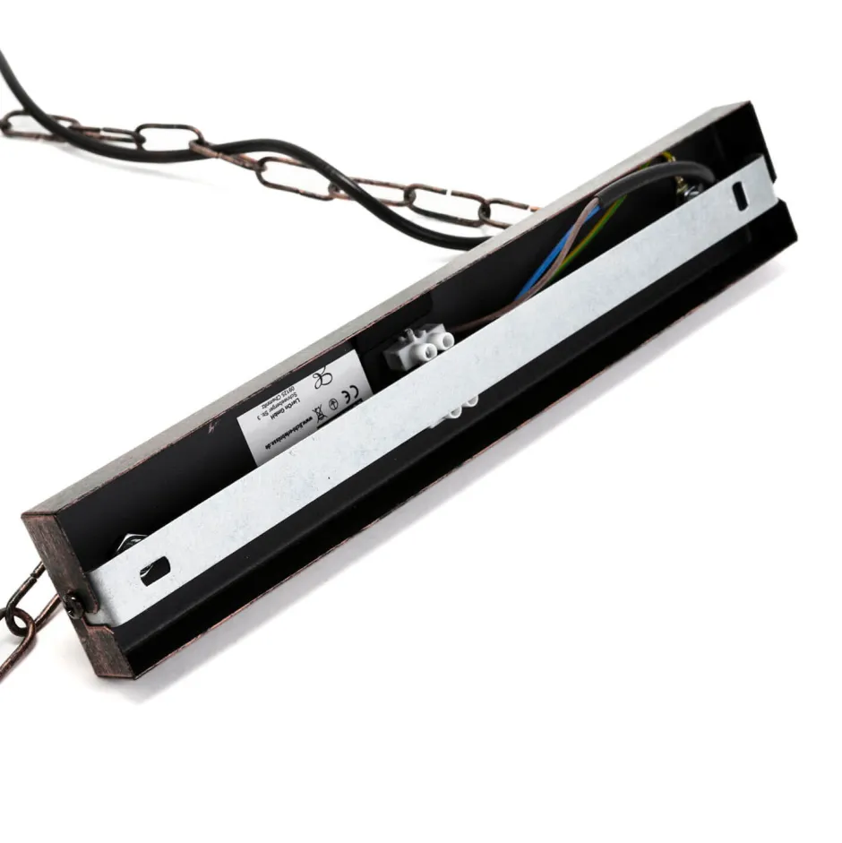 Luminex Vintage Lampe hängend HAKON Kupfer Antik Made in EU< Vintage Lampen|Rustikale Lampen