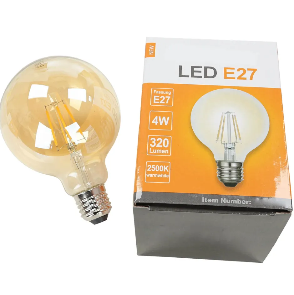 Easylight Vintage Leuchtmittel LED Edison E27 2500 K warmweiß 320 lm - LM10061< Leuchtmittel