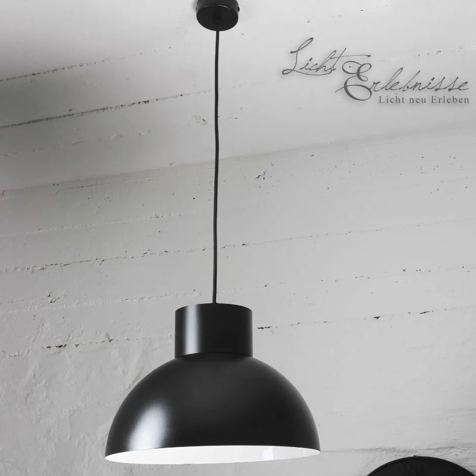 Vintage Lampen|Industrie Lampen*Nowodvorski Vintage Loftleuchte Hängeleuchte schwarz