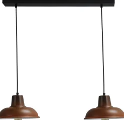 Hängelampen|Industrie Lampen*Masterlight Vintage Pendelleuchte Hängeleuchte in Rost Braun