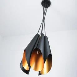 Hängelampen|Esszimmer Lampen*Luminex Vintage Pendelleuchte in Schwarz für die Küche