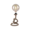Just Light Vintage Tischleuchte E27 bis 15 W 33 cm Tau Seil< Wohnzimmerlampen|Schlafzimmer Lampen