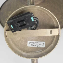 Giovanni Battista Wand Außenleuchte aus Messing in Antik Bronze< Außenwandleuchten|Lampen Aus Aller Welt