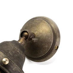 Außenwandleuchten|Lampen Aus Aller Welt*Giovanni Battista Wand Außenleuchte echtes Messing Bronze